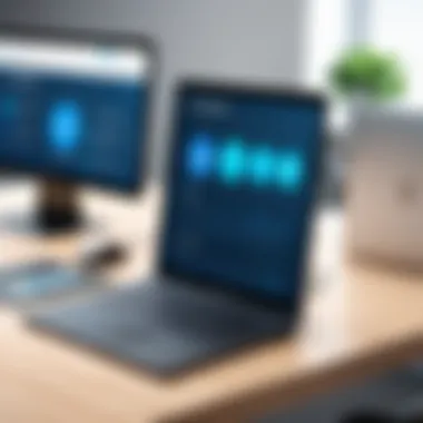 Shopware Interface Features Overview of Shopware interface showcasing key features
