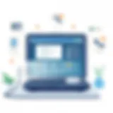 User Interface of Telephone Recording Software An illustration showcasing the interface of telephone recording software, highlighting key features.