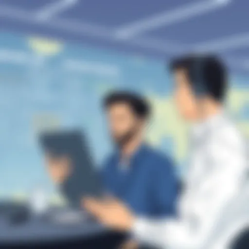 Navigating Regulatory Landscapes Consultant analyzing complex regulations