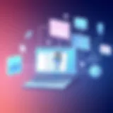 Illustration depicting the technology behind Voci transcription